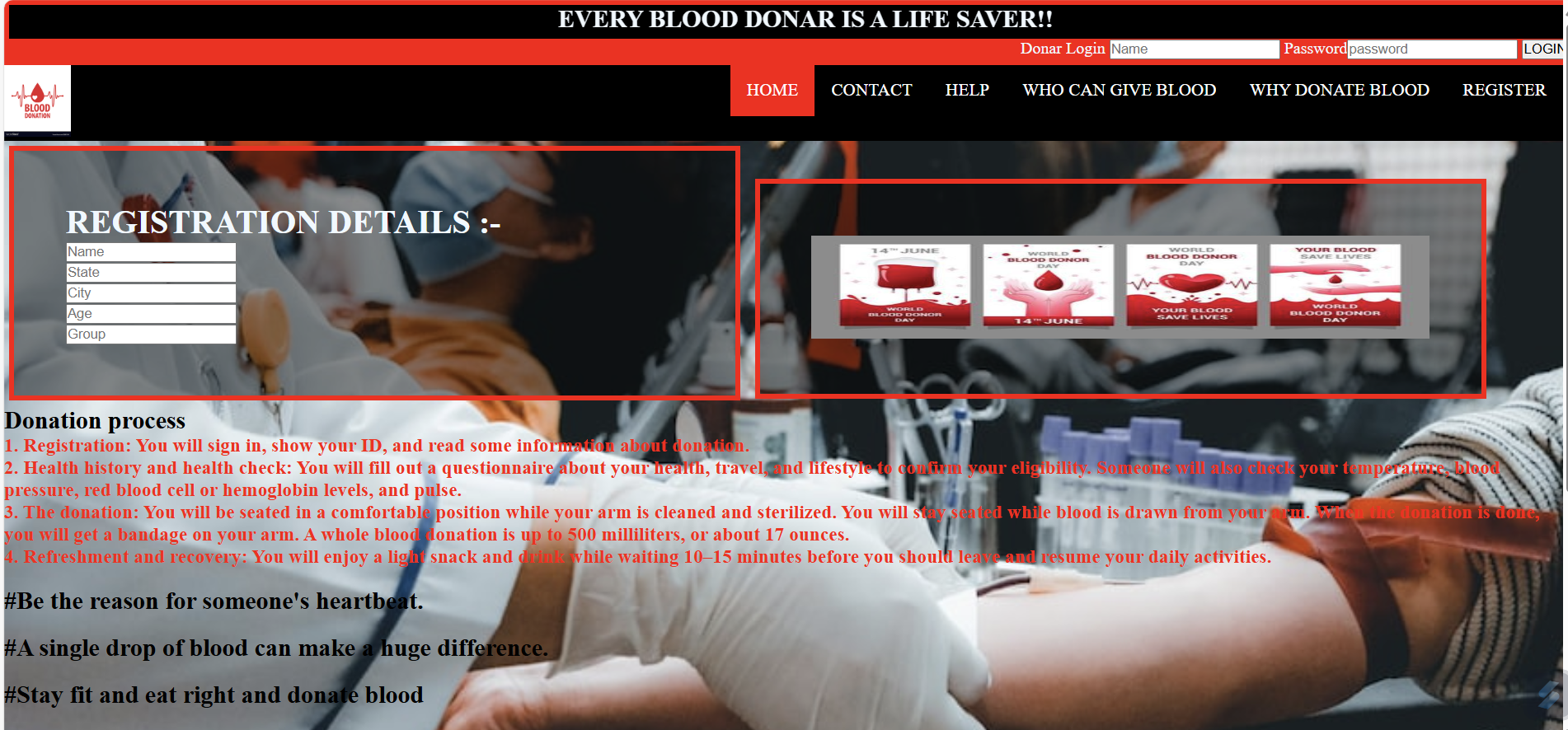 Blood Donation System